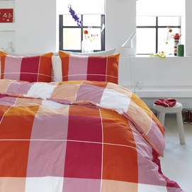 Parure de Lit Beddinghouse Melbourne Rouge Coton