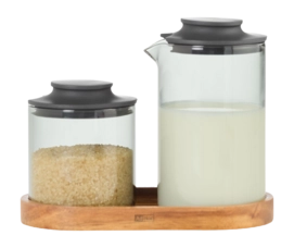 Melk en Suiker Set AdHoc Impact Grey (Set van 3)