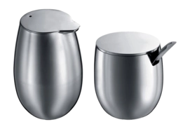 Melk en Suikerset Bodum Columbia Geborsteld RVS (Set van 2)