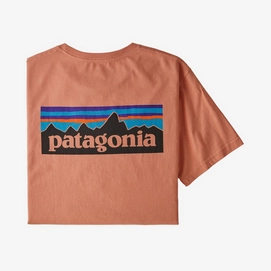 T-Shirt Patagonia Men P6 Logo Organic T-Shirt Mellow Melon