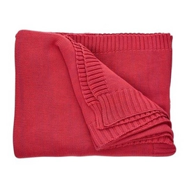 Plaid Essenza Mellow Pink Baumwolle Gestrickt