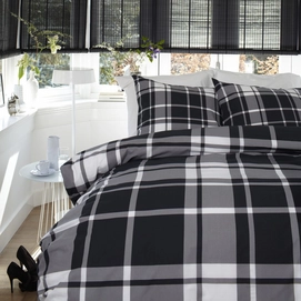 Parure de Lit Beddinghouse Merlo Noir Coton
