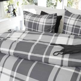 Parure de Lit Beddinghouse Merlo Gris Coton