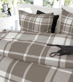 Parure de Lit Beddinghouse Merlo Taupe Coton