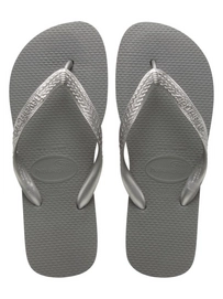 Slipper Dames Havaianas Top Metallic Grey Silver