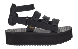 Teva Women Flatform Mevia Black