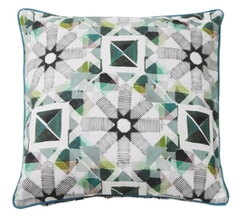 Sierkussen Essenza Meya Green Canvas (45 x 45 cm)