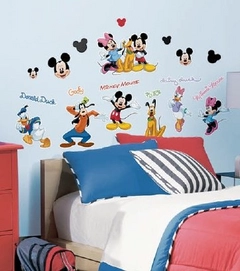 Muursticker Mickey Mouse Family