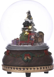 Luville Globe With Train Battery Operated
