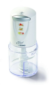 Mini Chopper Domo met Quad Blade 400 Watt Wit