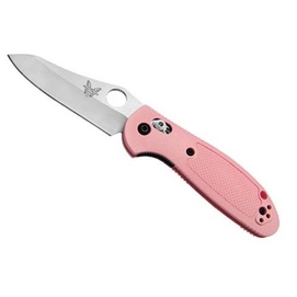 Folding Knife Benchmade Mini Griptilian Sheep Foot Pink