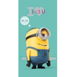 Strandtuch Minions Liebe
