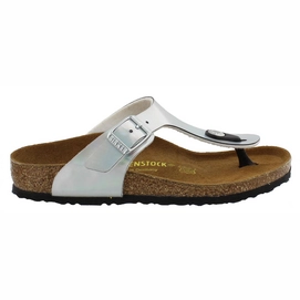 Zehentrenner Birkenstock Gizeh Spiegel Silber Kinder