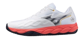 Mizuno Unisex Wave Enforce Court CC Fiery Red/White/Sun-Dried Tomato