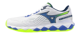 Mizuno Unisex Wave Enforce Tour 2 CC White/Dazzling Blue/Lightning Yellow
