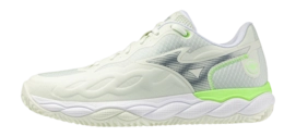 Mizuno Women Wave Enforce Court Padel Phantom Green/White/Glowing Apple