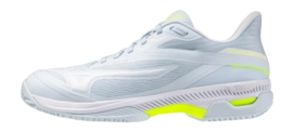 Mizuno Women Wave Exceed Court CC Ice Water/Lightning Yellow/Ancient Water