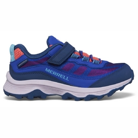 Chaussures de Randonnée Merrell Enfant MOAB Speed Low A/C Waterproof Blue Berry Turq