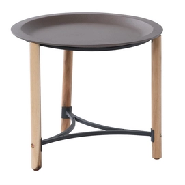 Bijzettafel Miloo Home Klosters ø53 cm Concrete Brown