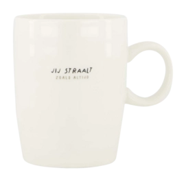 Mok Zusss Jij Straalt Wit / Zwart 500 ml