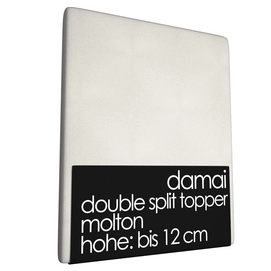 Double Split Topper Molton 12 cm Damai-160 x 200 cm