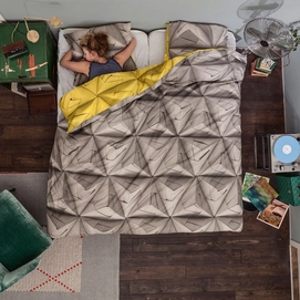 Bettwäsche SNURK Monogami Mustard Perkal