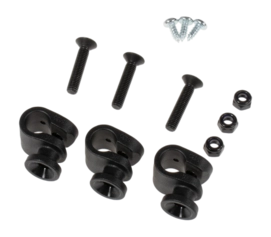 Montageklemmen Ortlieb QL3.1 Quick Rack Black