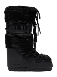 Snow Boot Moon Boot Women Icon Faux Fur Black '24
