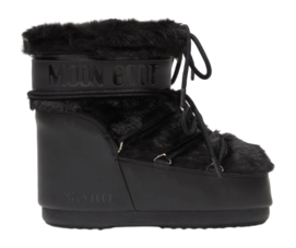 Bottes de Neige Moon Boot Women Icon Low Faux Fur Black