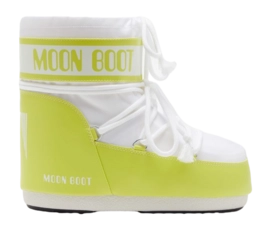 Schneestiefel Moon Boot Icon Low Nylon Damen Cyber Lime/White