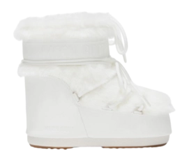 Bottes de Neige Moon Boot Women Icon Low Faux Fur Optical White