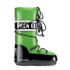 Snowboot Green Vinyl High Moon Boot