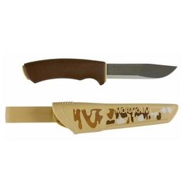 Survivalmesser Morakniv Bushcraft Dessert Camo Clampack + Kunststoffholster