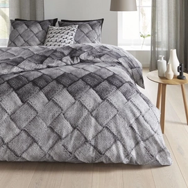 Beddinghouse Ivory Moreland Black Dekbedovertrek Flanel