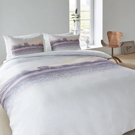 Dekbedovertrek Kardol Morning Light Powder White Satijn