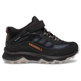 Chaussures de Randonnée Merrell Kids MOAB Speed Mid A/C Waterproof Black-Taille 29