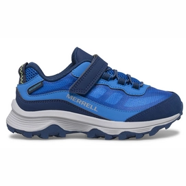 Chaussures de Randonnée Merrell Kids MOAB Speed Low A/C Waterproof Blue-Taille 37