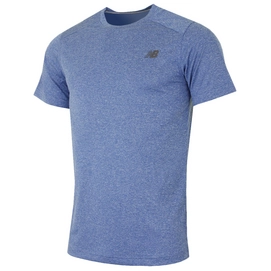 Tennisshirt New Balance Heather Tech Blue Herren