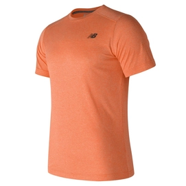 Tennisshirt New Balance Heather Tech Orange Herren