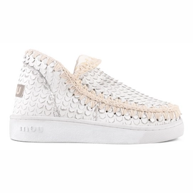 Baskets MOU Summer Eskimo Sneaker Leather White Scales-Taille 38