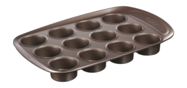 Stampo Muffin Pyrex Asimetria, Antiaderente, Per 12 Cupcake