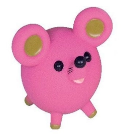 Latex Muis Nobby Roze (3 Stuks)