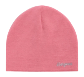 Muts Bergans Unisex Allround Thin Merino Beanie Cherry Blossom Nauwsluitende pasvorm