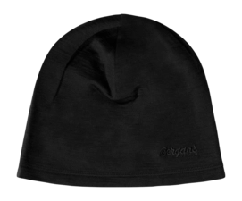Muts Bergans Unisex Bergans Wool Beanie Black (Maat 58)