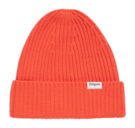 Muts Bergans Unisex Nordmarka Merino Beanie Peachy Red