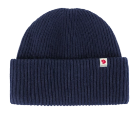 Muts Fjällräven Unisex Heavy Beanie Dark Navy