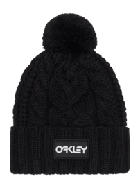 Muts Oakley Women Harper Pom Beanie Black/White Logo