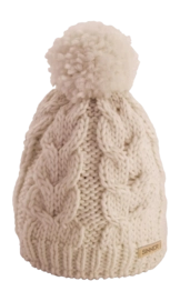 Muts Sinner Unisex Asir Beanie Sand Aansluitende pasvorm