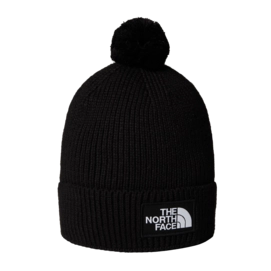 Muts The North Face Unisex Tnf Logo Box Pom Beanie TNF Black