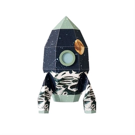 Muursticker Studio Ditte Raket Moonscape Large